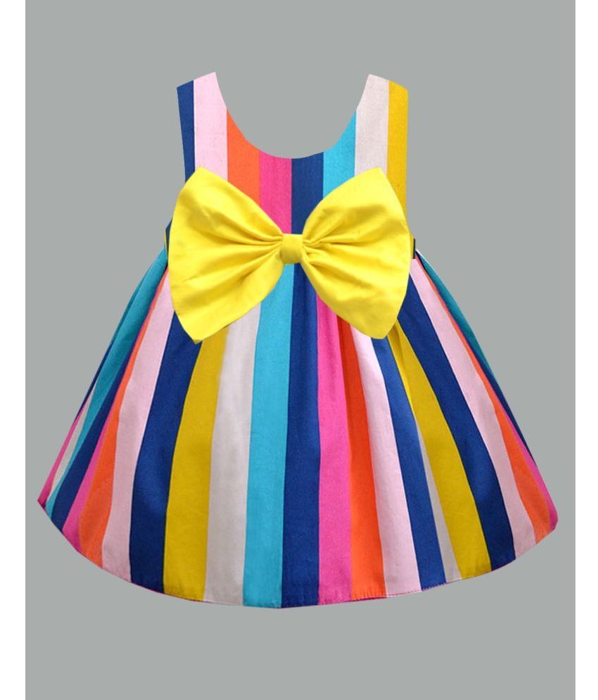     			A.T.U.N. Multicolor Cotton Girls A-line Dress ( Pack of 1 )