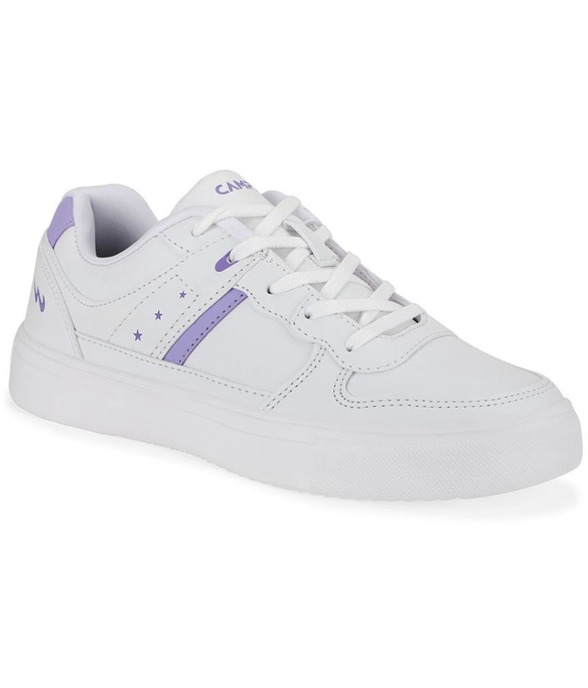     			Campus White Women's Sneakers