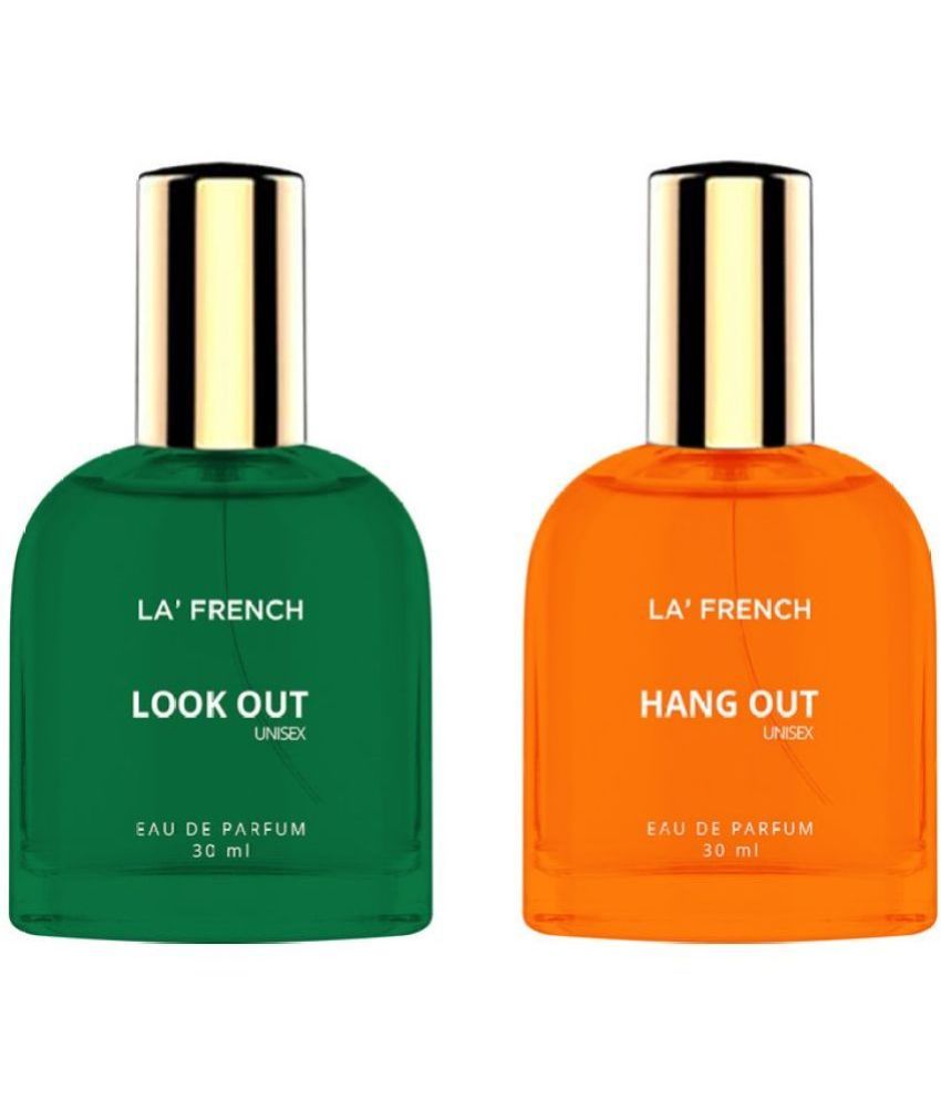     			LA FRENCH -  Look Out & Hang Out Eau De Parfum (EDP) For Unisex  60ml  ( Pack of 2 )