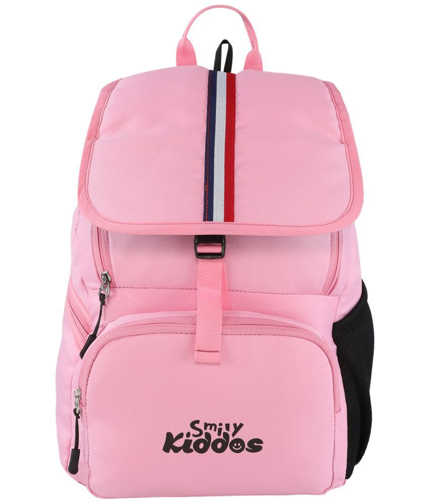     			MIKE 15 Ltrs Pink Polyester College Bag