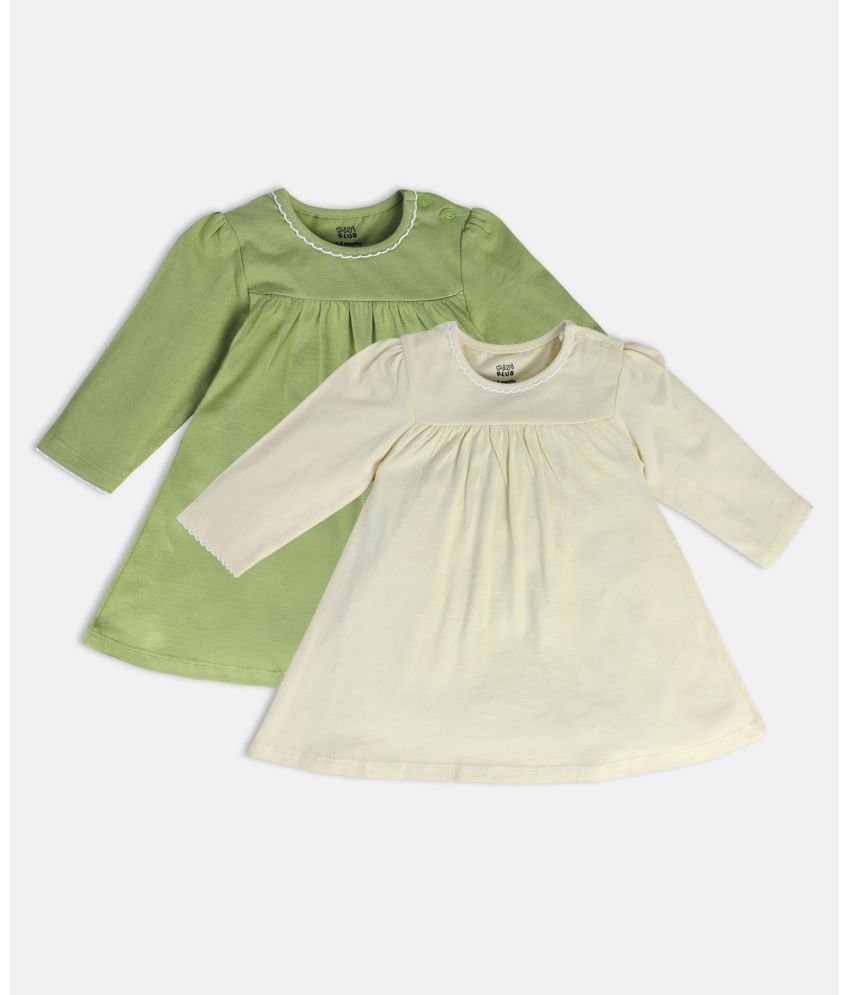     			MINI KLUB Multi Cotton Baby Girl Dress ( Pack of 1 )
