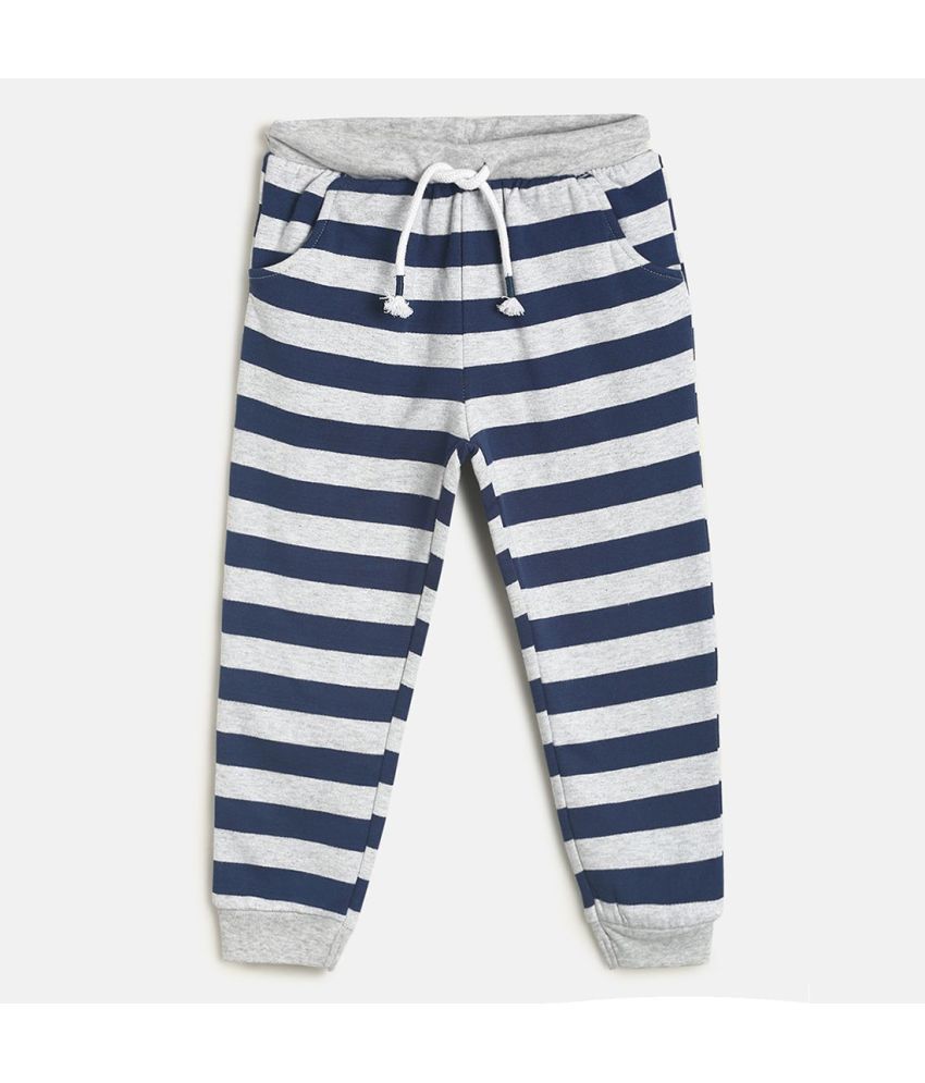     			MINI KLUB Pack of 1 Baby Boys Cotton Trackpant ( Navy Blue )