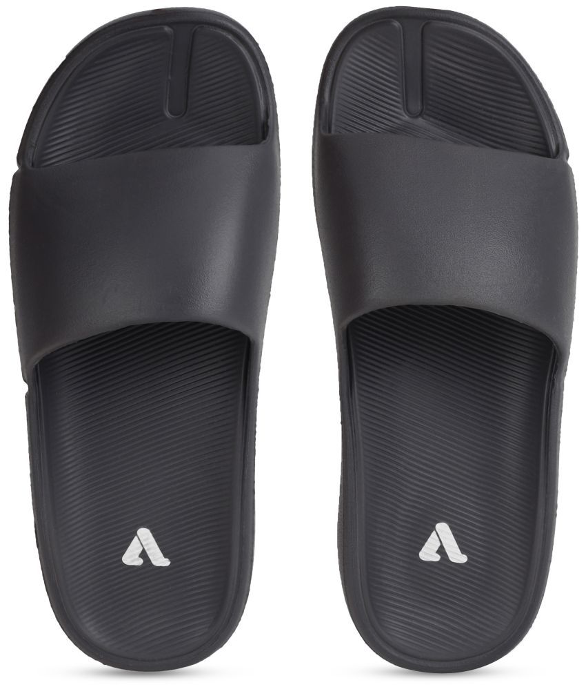     			Aqualite Dark Grey Men's Slide Flip Flop