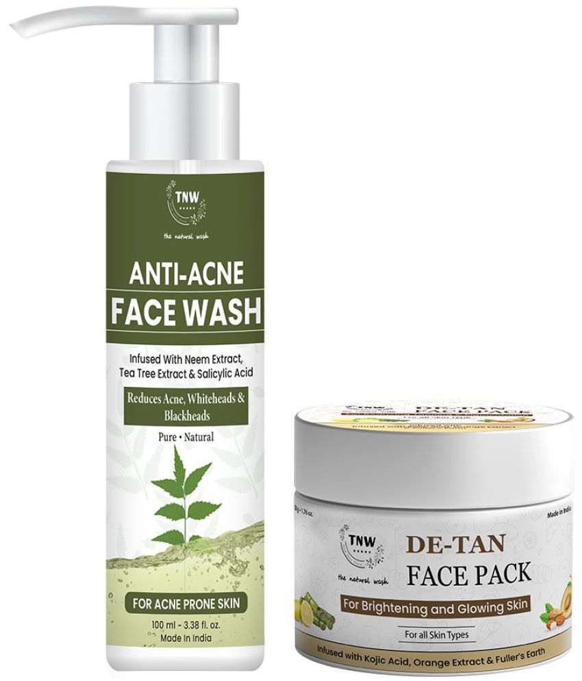     			Combo of 2- De Tan Pack 50gm + Anti Acne Face Wash 100ml