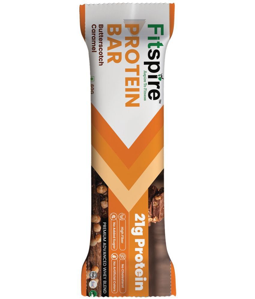     			Fitspire Protein bar Butter Scotch Protein Bar Pack of 2 - 60 g