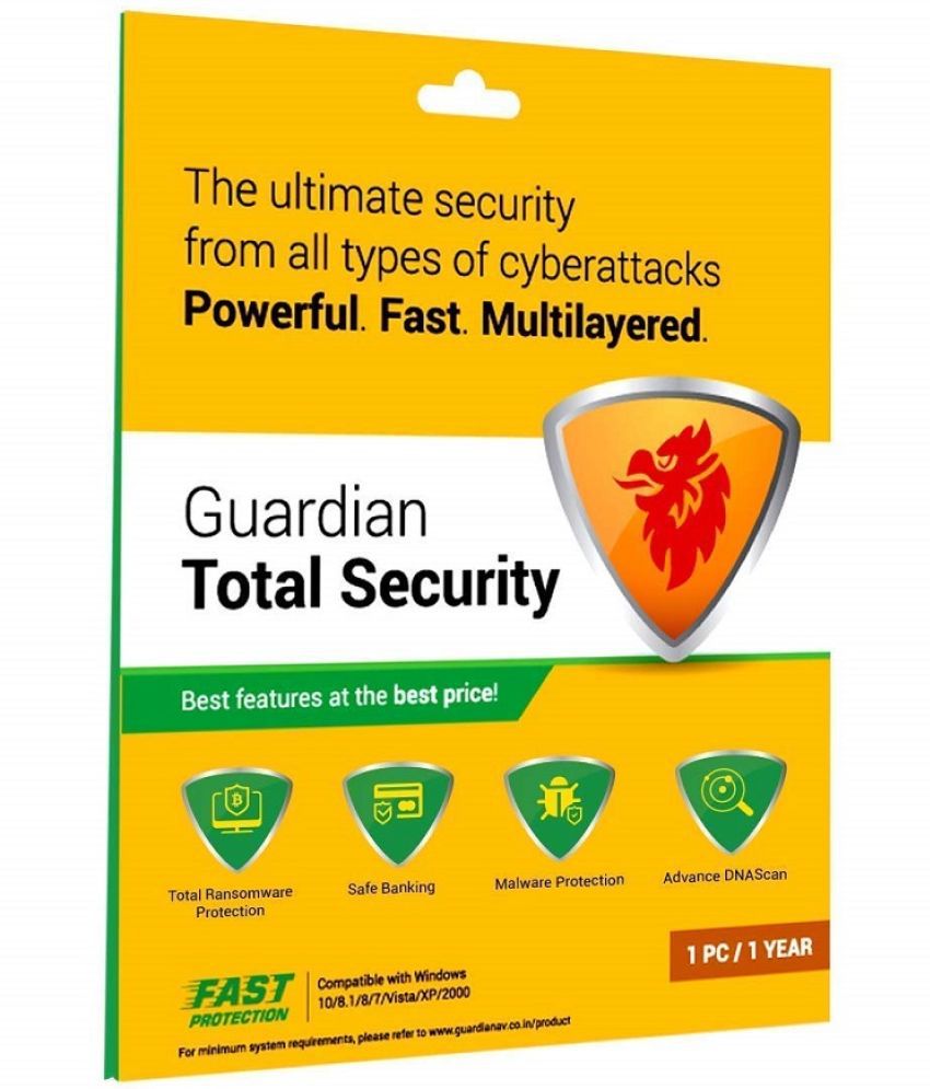     			Guardian Total Security Latest Version (1 PC / 1 Year) - Email Delivery