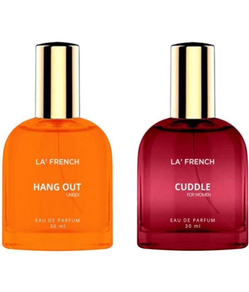     			LA FRENCH -  Hang Out & Cuddle Eau De Parfum (EDP) For Unisex  60ml  ( Pack of 2 )