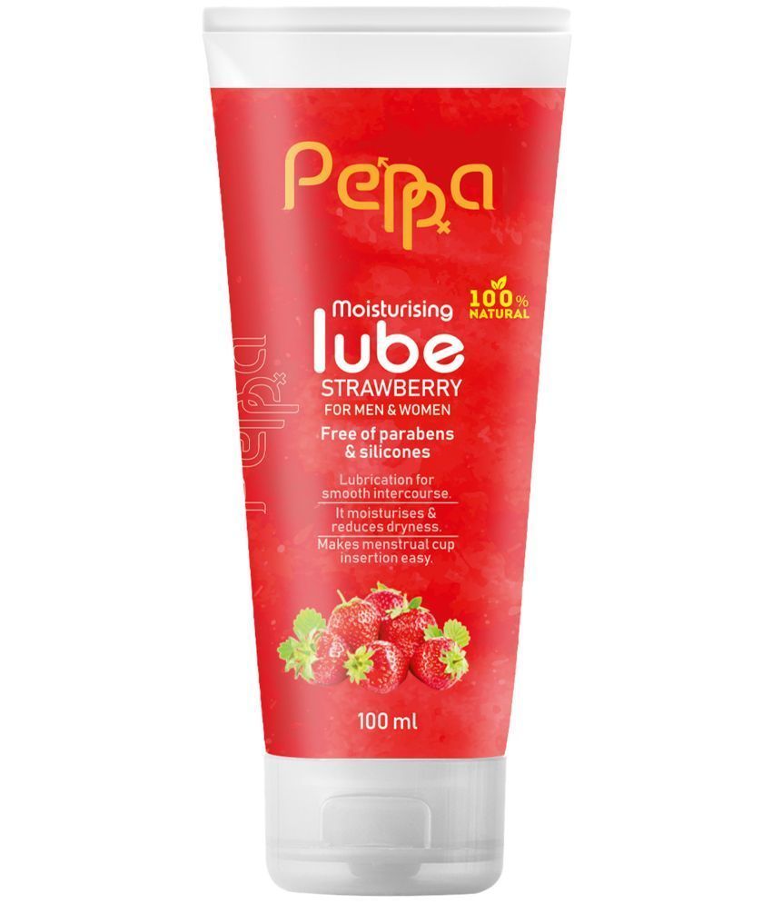     			Peppa 100% Natural Moisturizing Lube for Men & Women - Free of Parabens & Silicones - Lubrication for Smooth Intercourse - Moisturizes & Reduces Dryness - Makes the Cup Insertion Easy - 100 ml