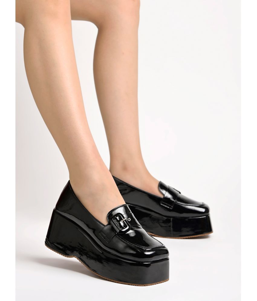     			Shoetopia Black Women's Pumps Heels