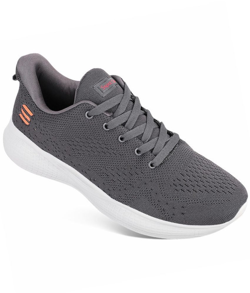     			Sspot On - BOOST-54 Dark Grey Men's Sports Running Shoes