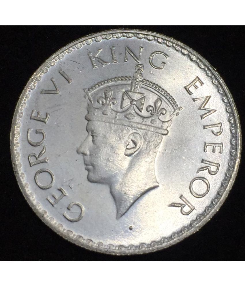     			1938 British India One rupees Rare Coin