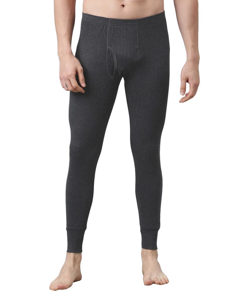     			Amul - Charcoal Polyester Men's Thermal Bottoms ( Pack of 1 )