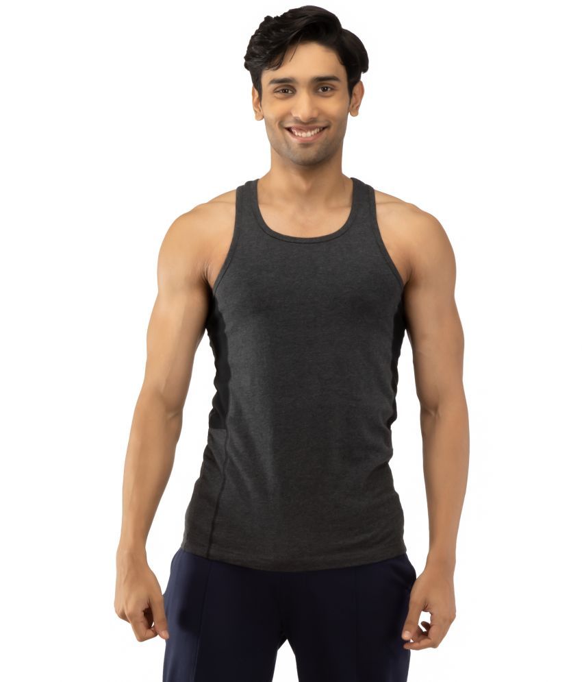     			Chromozome Charcoal CZ 506 Vest Cotton Men Vest ( Pack of 1 ) - Assorted