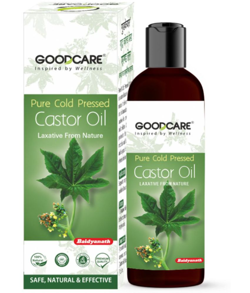     			GOODCARE Pure & Natural Premium Cold Pressed Castor Oil (Arandi Oil) for Hair & Skin Care -200 ml