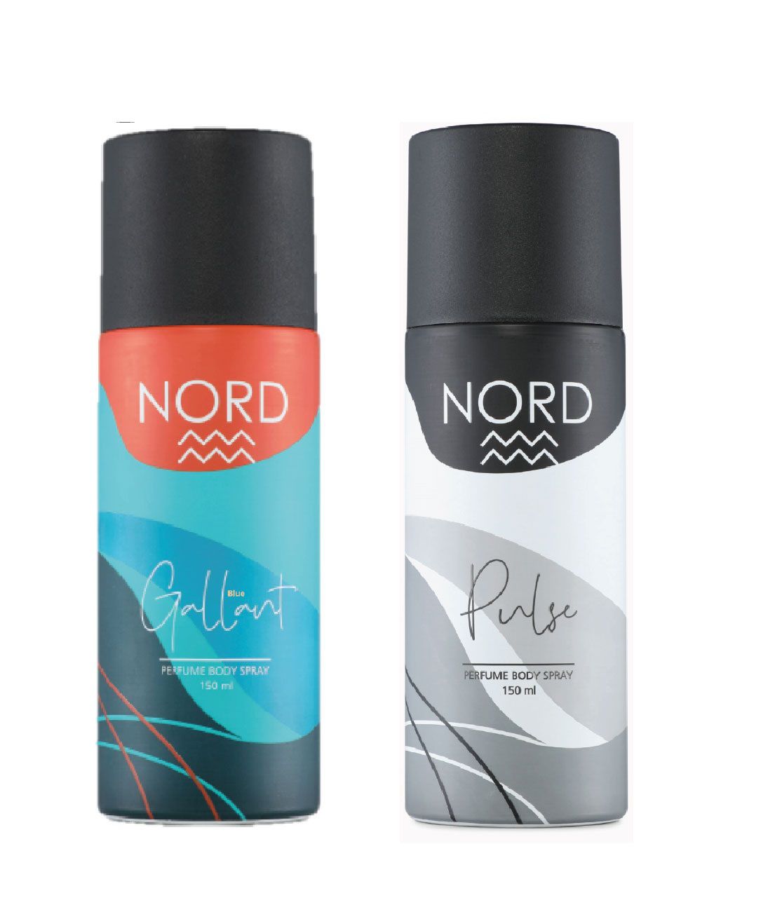     			NORD Deodorant Body Spray - Gallant and Pulse 150 ml each (Pack of 2)