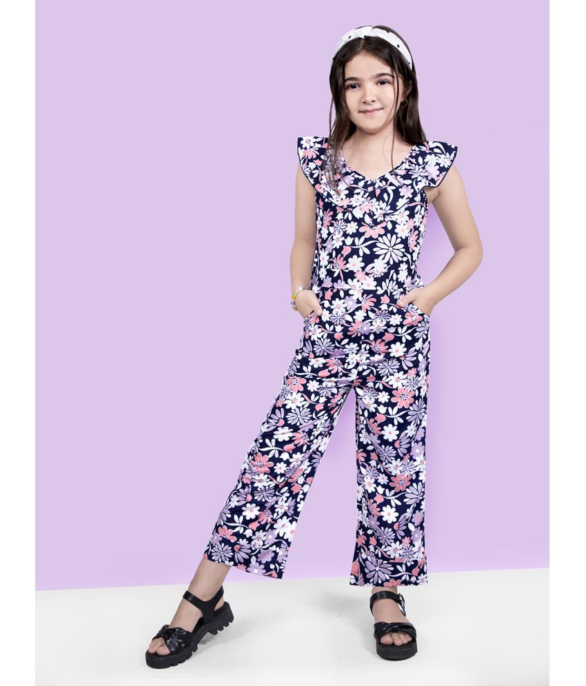     			Naughty Ninos - Navy Blue Polyester Girls Jumpsuit ( Pack of 1 )