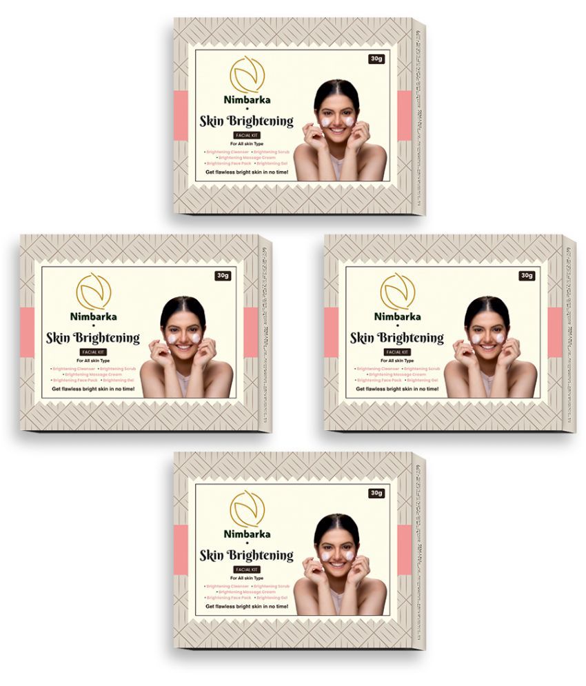     			Nimbarka 1 Time Use Facial Kit For All Skin Type Floral 120 ( Pack of 4 )