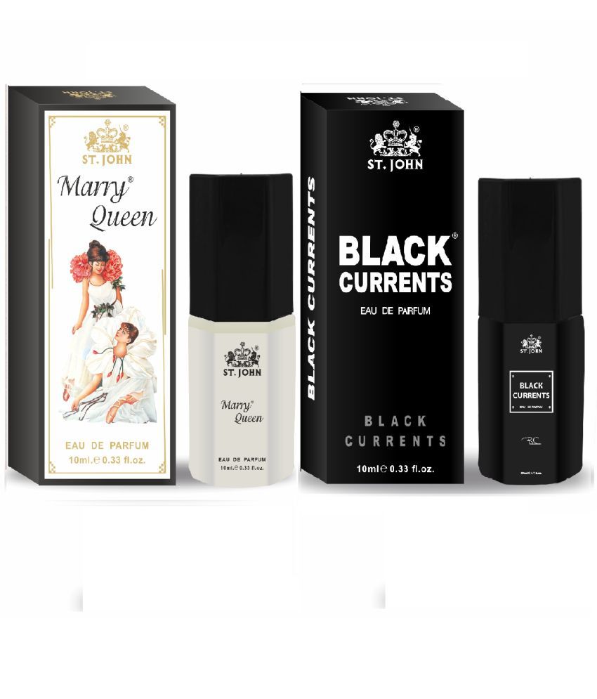    			St. John - Marry Queen & Black Current Men Perfume 10ml Each Eau De Parfum (EDP) For Men,Women 10ml ( Pack of 2 )