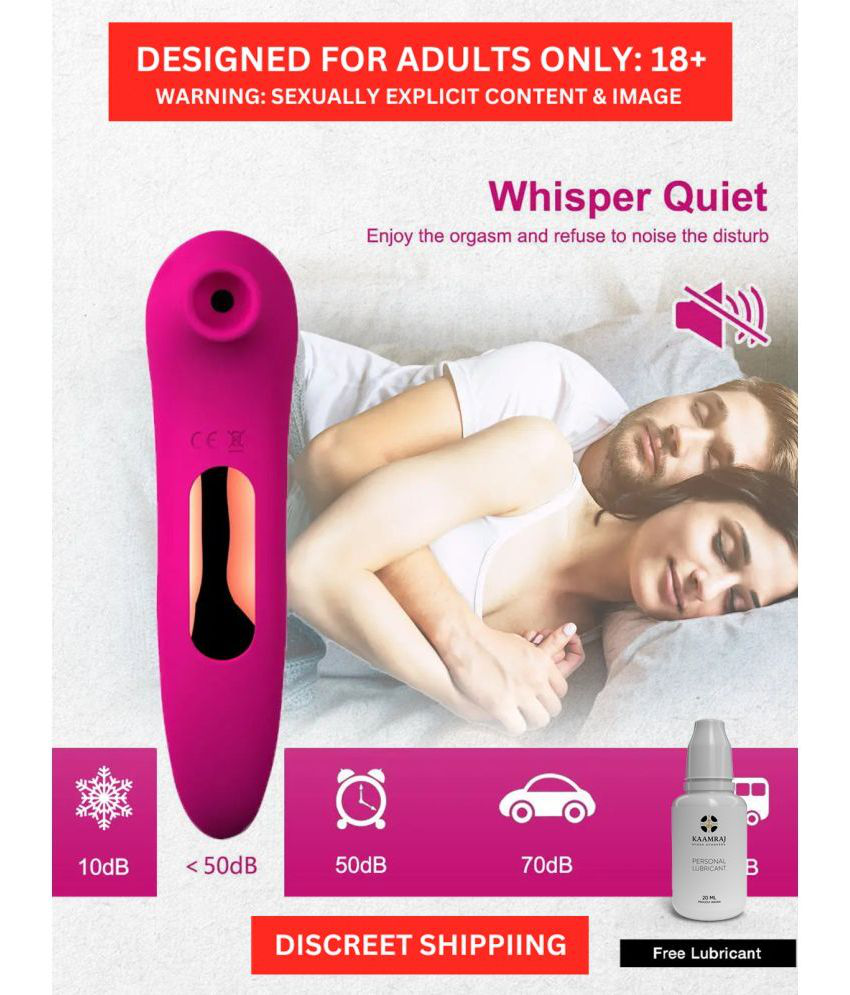     			Wireless Vibrator - Magnetic USB Chargeable Safe Silicone Material waterproof | Light Weight Easy to Hide and Easy to Wash Self Vibrator for Girls