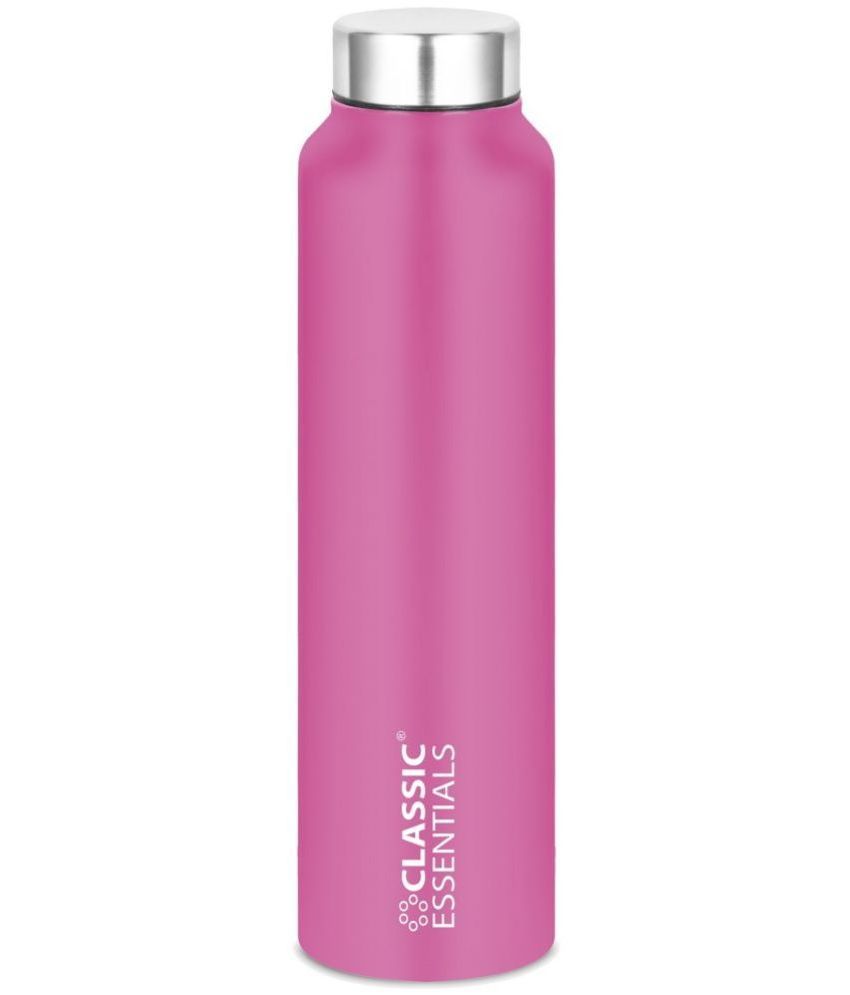     			Classic Essentials Inox Spring Water bottle Pink Water Bottle 1000 mL ( Set of 1 )