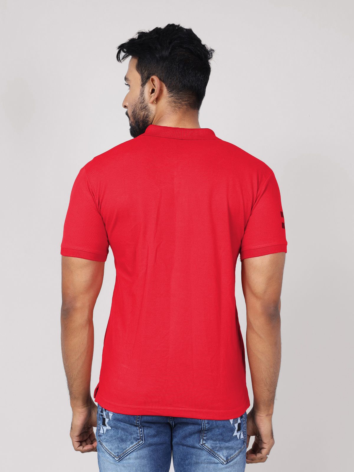     			GAME BEGINS Cotton Regular Fit Printed Half Sleeves Men's T-Shirt - Red ( Pack of 1 )