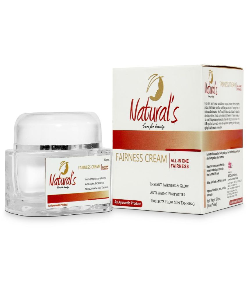     			Natural's care for beauty Fairness Cream For All Skin Type 50 ml ( Pack of 1 )