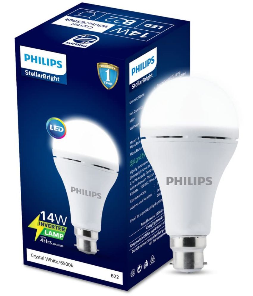     			Philips 14w Cool Day light Inverter Bulb ( Single Pack )