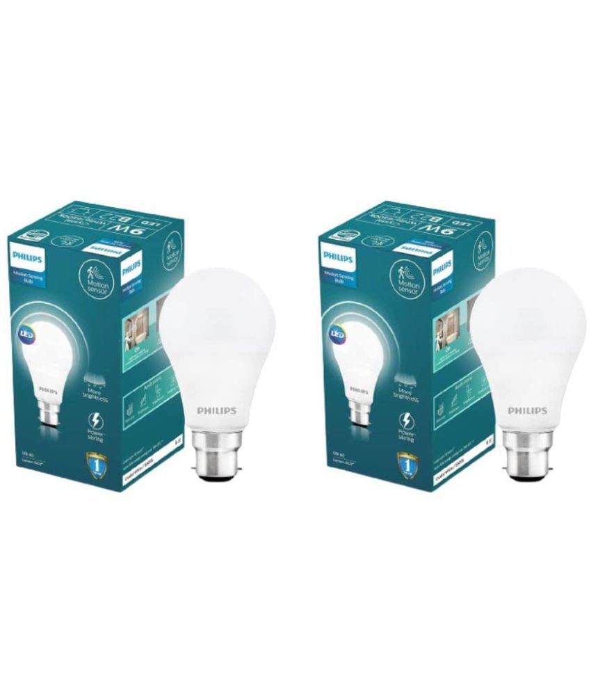     			Philips 9w Cool Day light LED Bulb ( Pack of 2 )