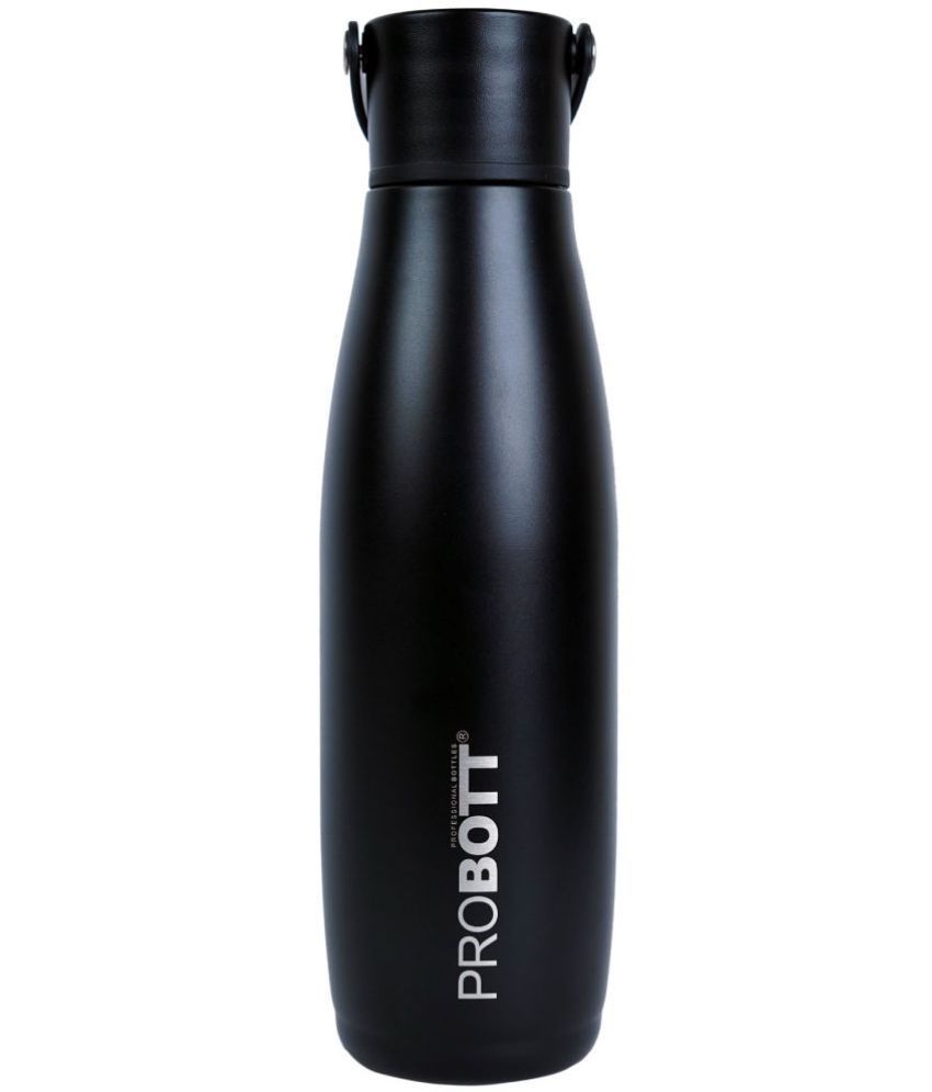     			Probott Black Water Bottle 700 mL ( Set of 1 )