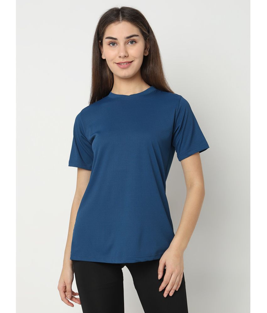     			Smarty Pants Blue Cotton Regular Fit Women's T-Shirt ( Pack of 1 )
