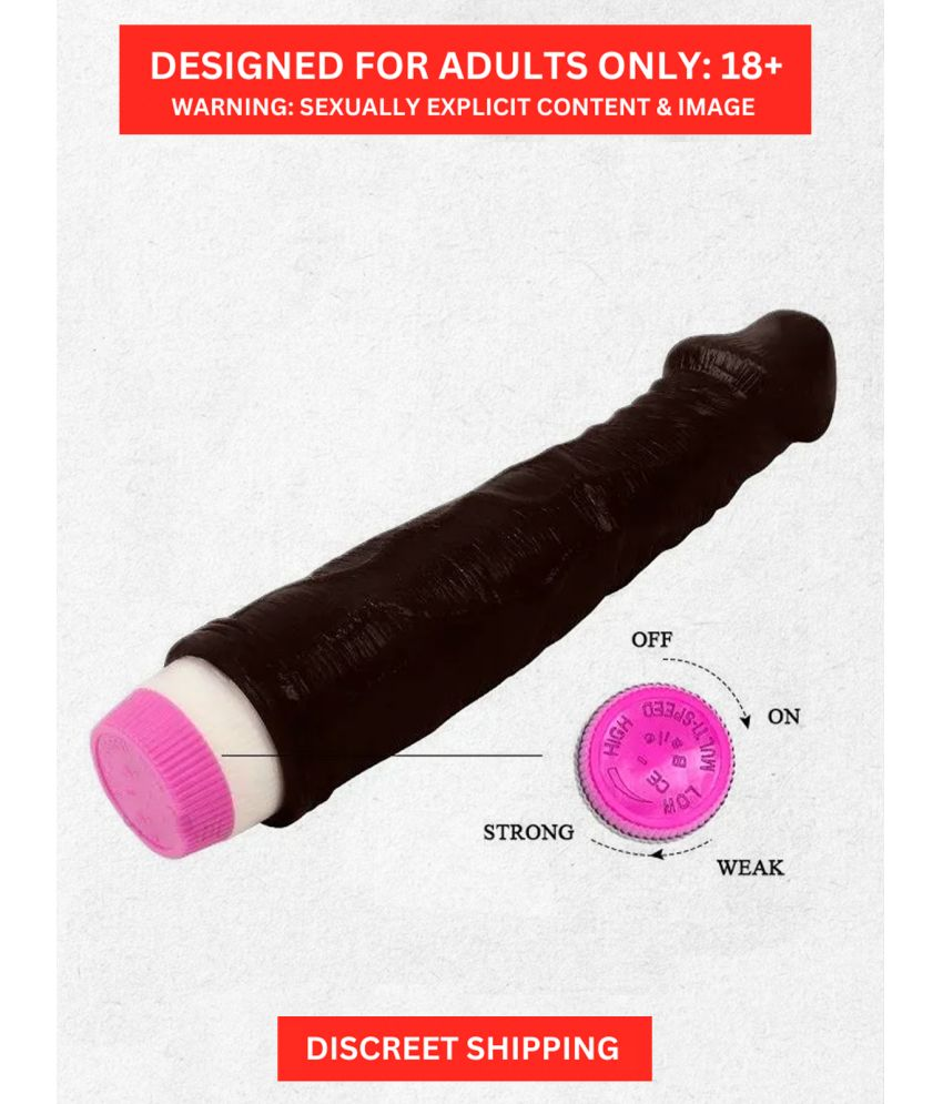     			Wireless Vibrating Dildo- Realistic G Point Clit Stimulate | Black Color Silicone Big Vibrating Dildo For Female By Naughty Nights