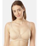 Jockey 1855 Under-Wired Non-Padded Microfiber Elastane Full Coverage Minimizer Bra - Light Skin