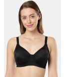 Jockey 1855 Under-Wired Non-Padded Microfiber Elastane Full Coverage Minimizer Bra - Black