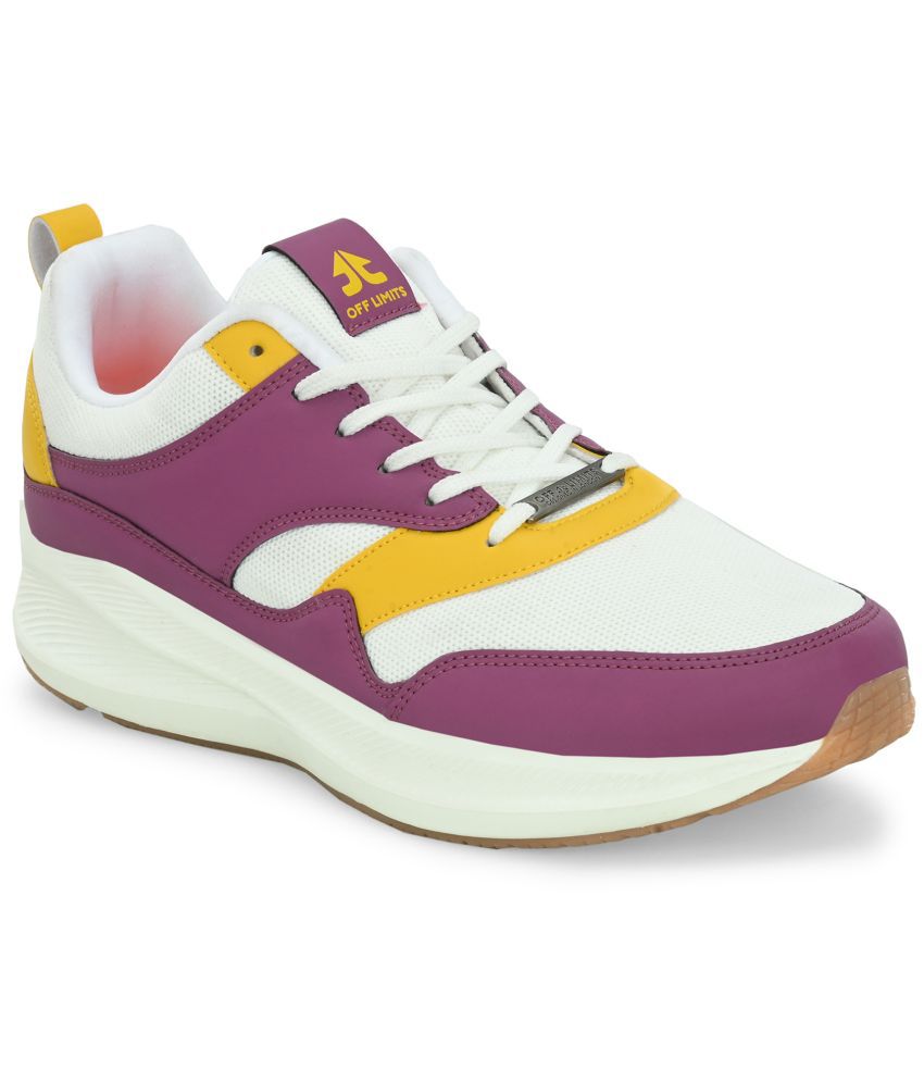     			OFF LIMITS STUSSY Purple Men's Sports Running Shoes