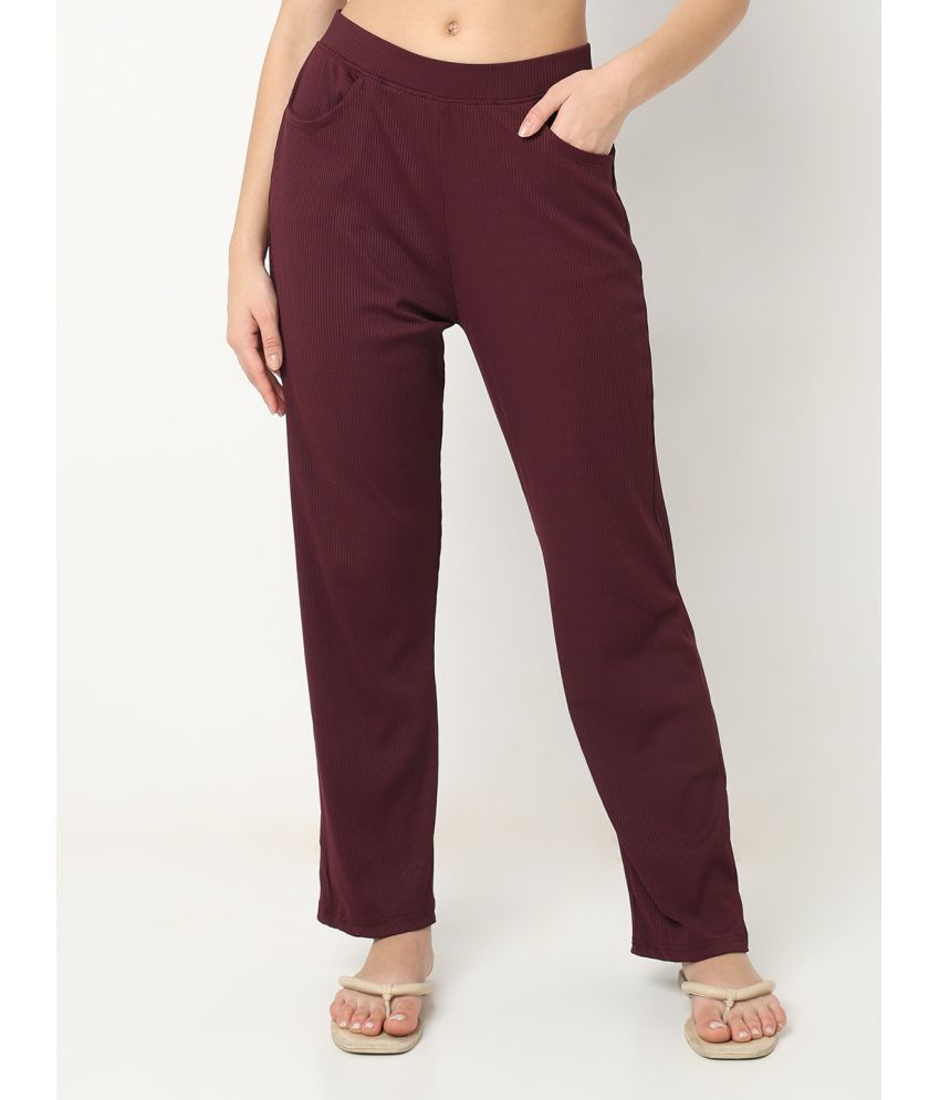     			Smarty Pants Wine Cotton Women's Nightwear Pajamas ( Pack of 1 )
