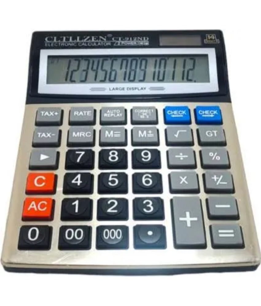     			2730 B BUY SMART  CT-912ND Premium Quality Big Display/Big Button 14 Digit Big Size Calculator