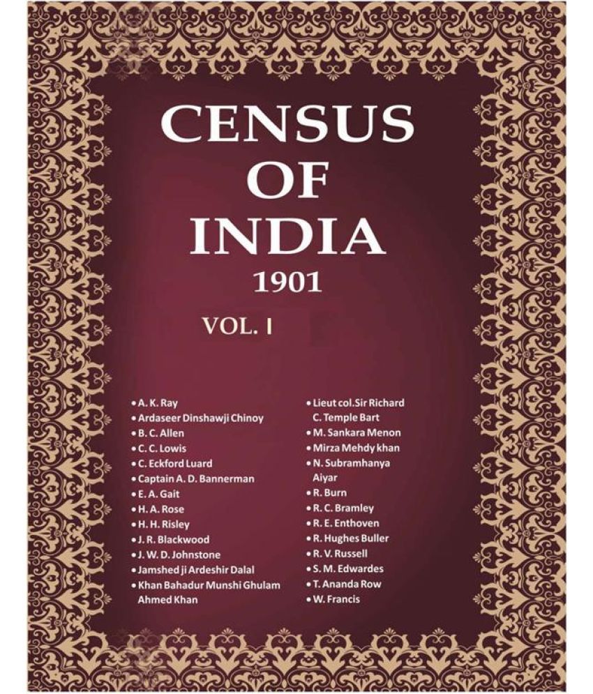     			Census of India 1901: India - Ethnographic appendices : being the data upon which the caste chapter of the report is based Volume Book 4 Vol. I, Pt. 4