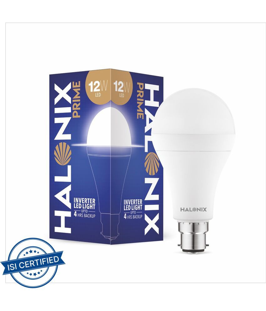     			Halonix 12w Cool Day Light Inverter Bulb ( Single Pack )