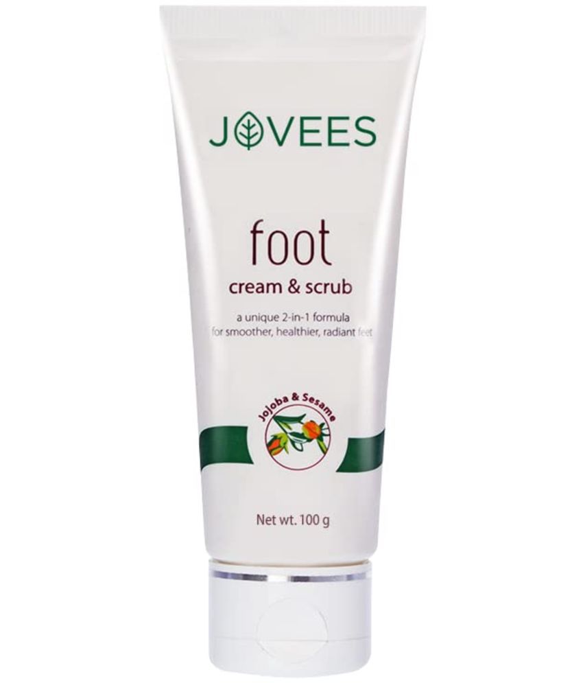     			Jovees Herbal Foot Care Cream & scrub | 2-in-1 Formula | Hydrates & Heals 100g