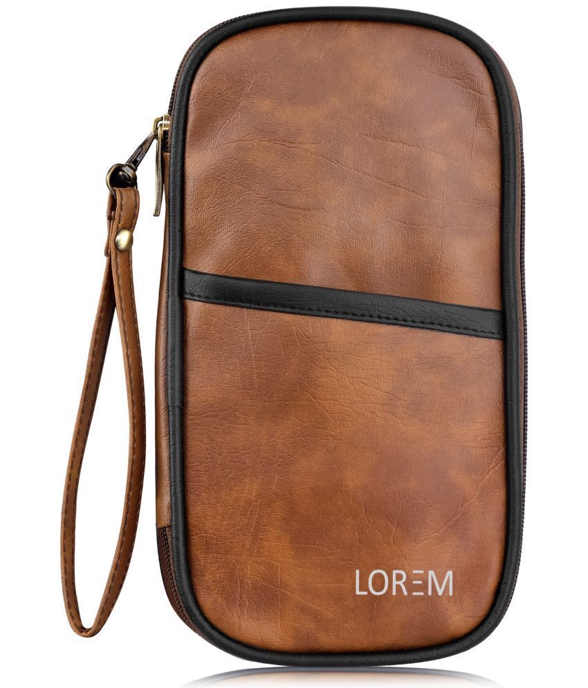     			Lorem OG01 Leather Tan Passport Holder