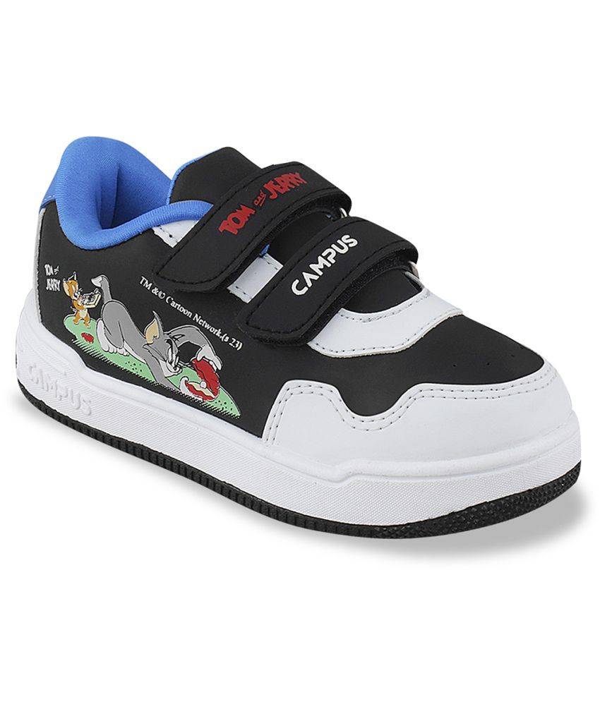     			Campus - Black Boy's Sneakers ( 1 Pair )