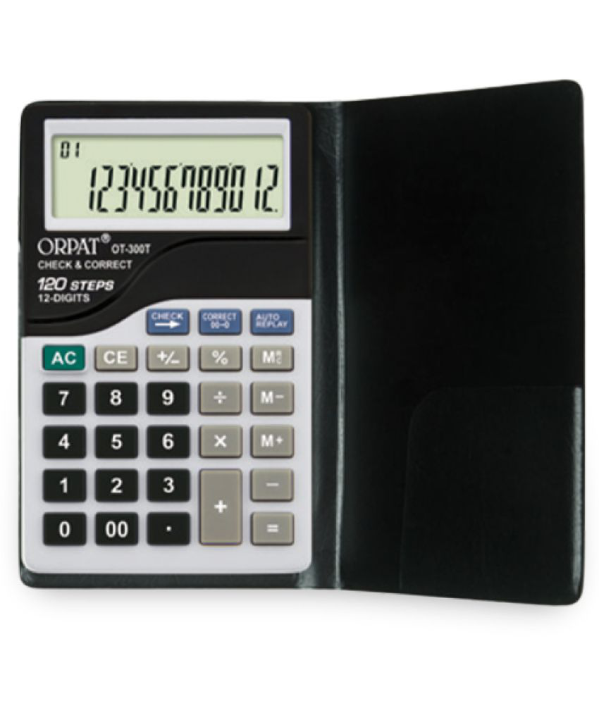     			Orpat Pocket Size Check and Correct Calculators OT-300T Black