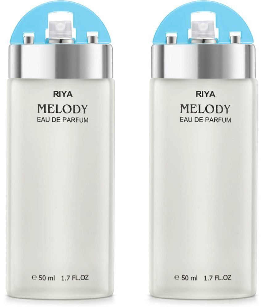     			Riya Melody 50 ml Each Eau De Parfum (EDP) For Women 100 ( Pack of 2 )
