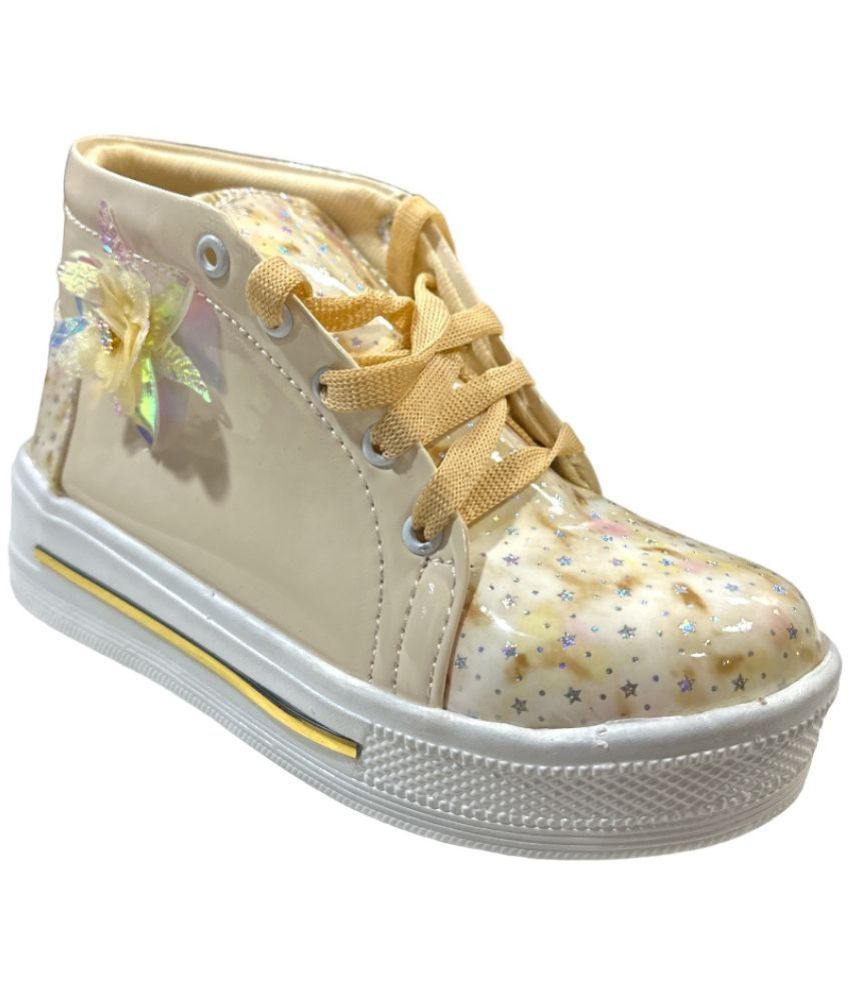     			ZNS ROYAL - Cream Girl's Sneakers ( 1 Pair )