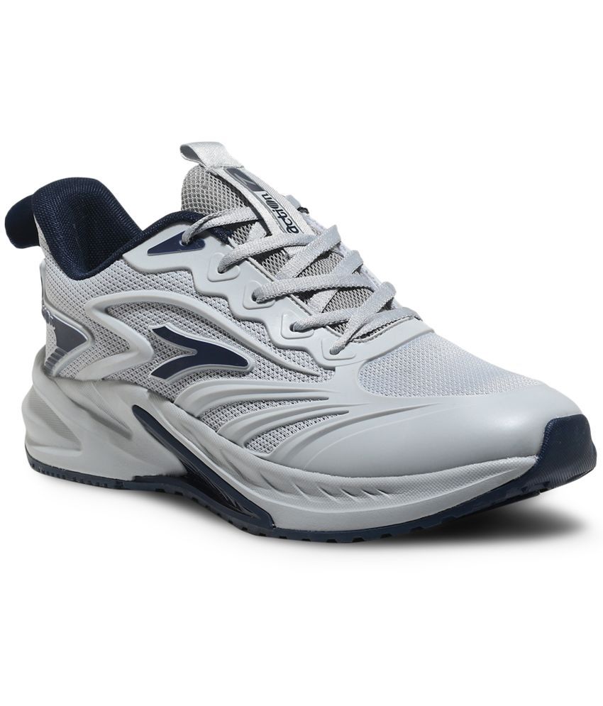     			Action Sports Running Shoes Light Grey Men's Sports Running Shoes