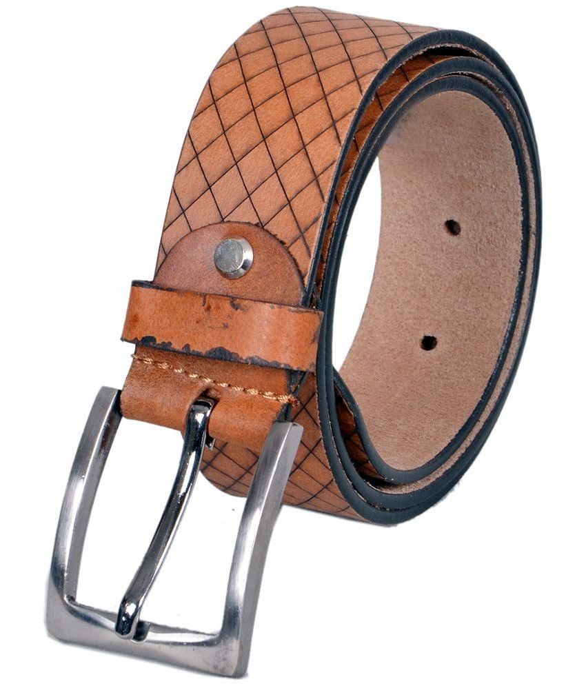     			LEATHER COOPER - Rust Leather Men's Formal Belt ( Pack of 1 )