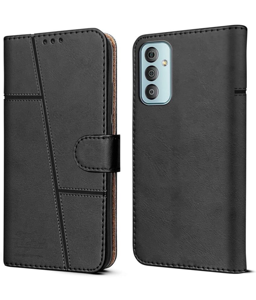     			NBOX Black Flip Cover Artificial Leather Compatible For Samsung Galaxy F54 5G ( Pack of 1 )