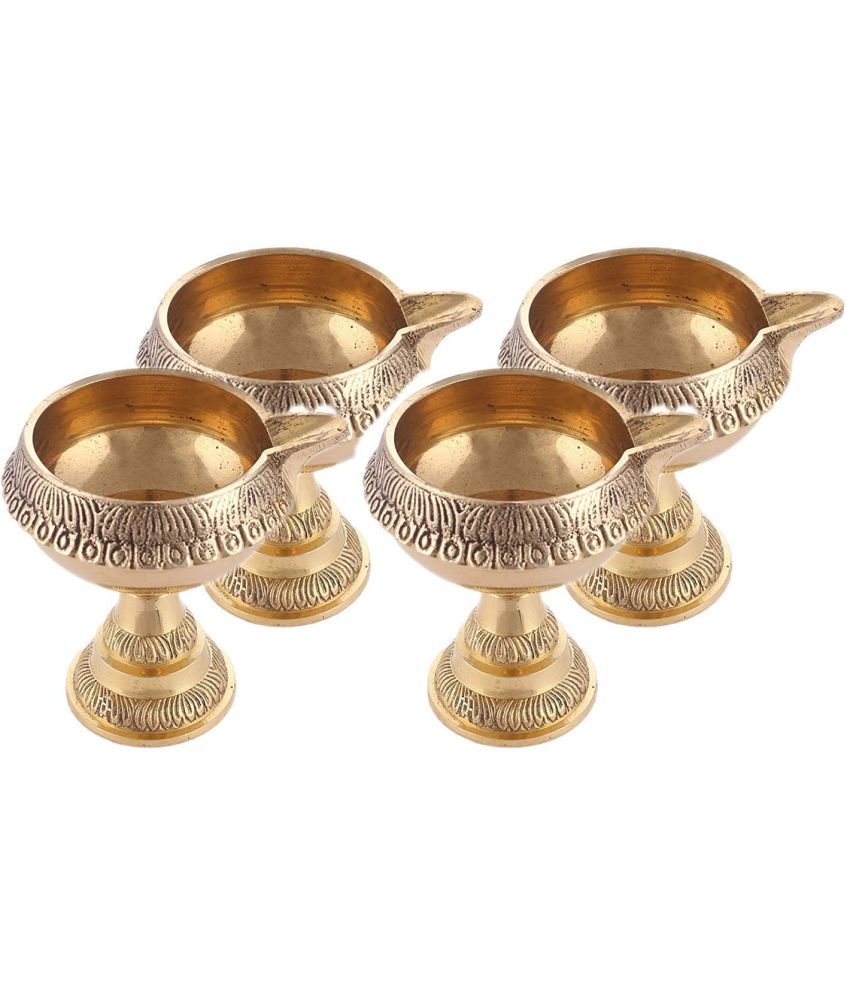     			Heaven Decor Diya 4 4 Piece ( Pack of 4 )