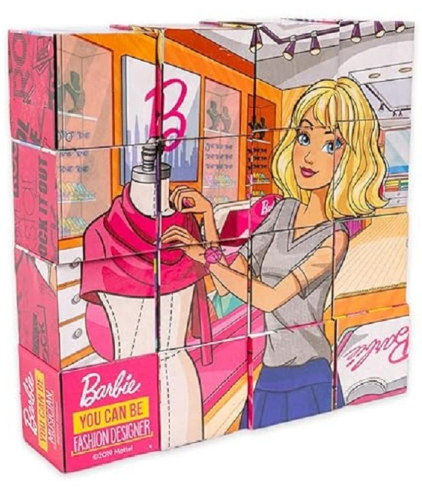     			RATNA'S Barbie 6 in 1 Career Orinted Picture Blocks for Girls.