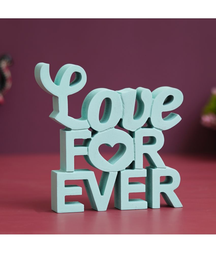     			eCraftIndia Wooden Love For Ever Decorative Showpiece